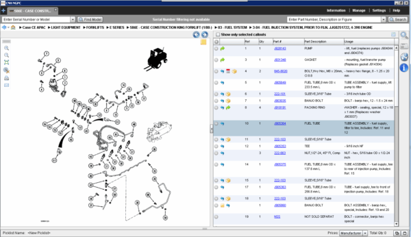 Case Construction APAC - Asia Pacific Region Data [03/2021] Spare Parts Catalogue